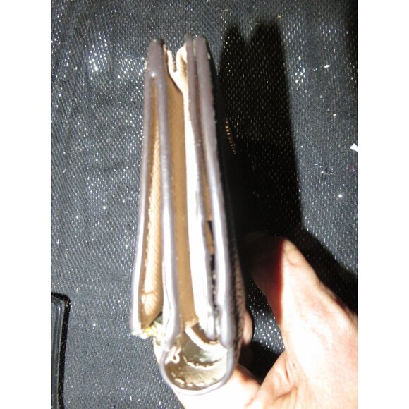 BOGO Michael Kors Bedford Carryall Card Case Brown Pebble Leather compact Wallet - Picture 4 of 9